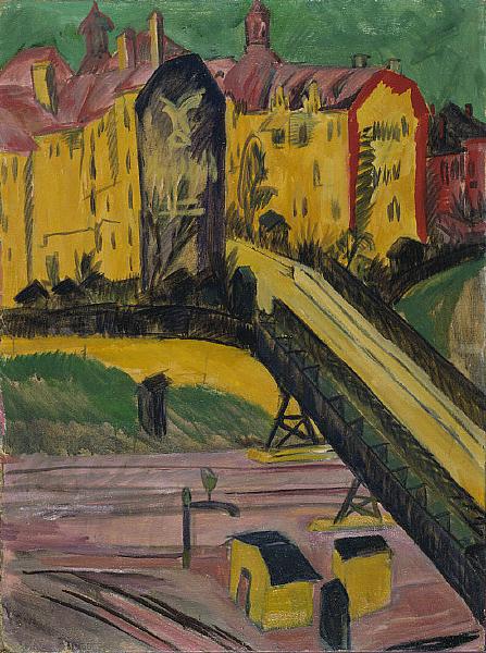 Ernst Ludwig Kirchner View from the Window Germany oil painting art
